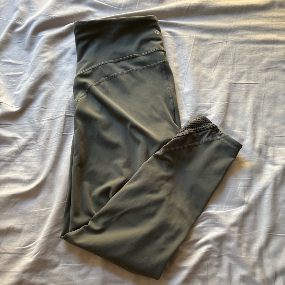 Sage green, Lululemon full length leggings. - Picture 5 of 15